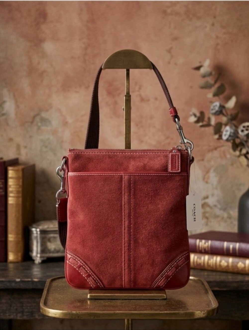 Coach Vintage Hampton Suede Crossbody